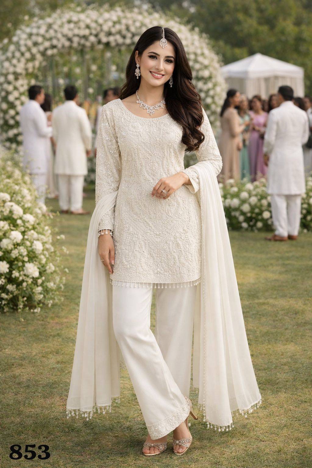 Mrudangi Beads Salwar kameez wholesale market in India